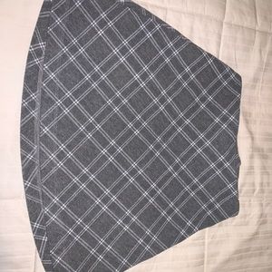 plaid skirt